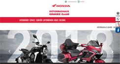 Desktop Screenshot of motorradhaus-granke.de