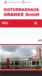 Mobile Screenshot of motorradhaus-granke.de